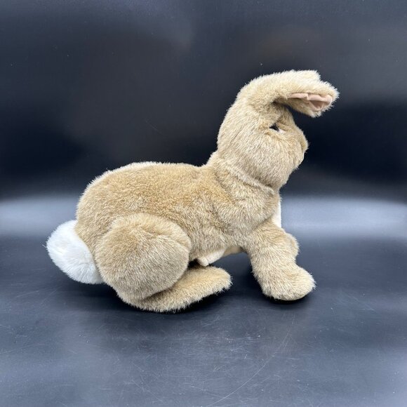 Vintage Folkmanis Realistic Rabbit Hand Puppet Stuffed Animal Plush Bunny - Picture 4 of 11